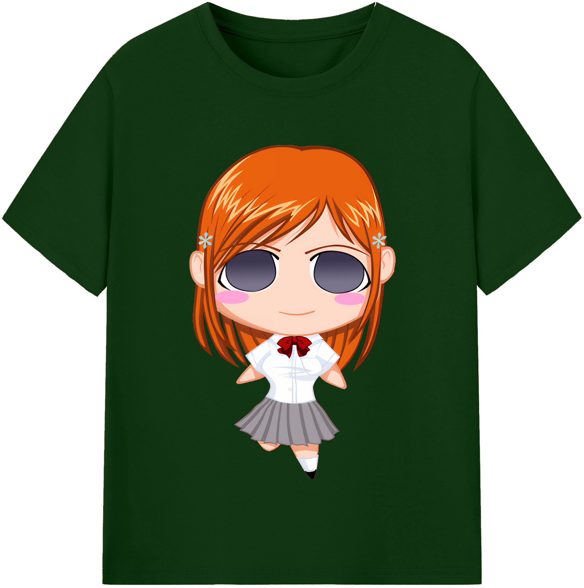 （画像用） ブリーチ 井上織姫（いのうえおりひめ） BLEACH Inoue Orihime 綿100％半袖Tシャツ（フロントプリント）